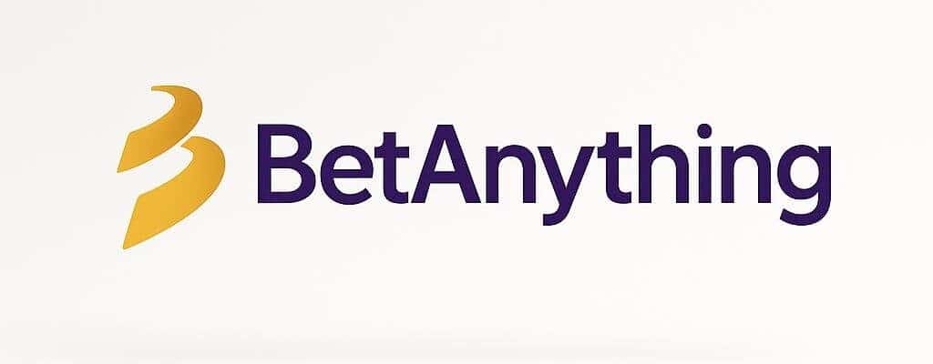 BetAnything Logo featuring a stylized letter B in gold beside the purple BetAnything text on a white background. The BetAnything Logo represents the brand identity.